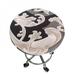 Elaydool Round Chair Cover Stool Cover Super Breathable Round Bar Stool Cushion Cover