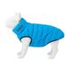 Hugo & Hudson Reversible Dog Puffer Jacket Coat - Light Blue & Grey - M40