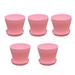 5PCS Plastic Planters Indoor Flower Plant Pots Mini Flower Seedlings Nursery Pot/Planter/Flower Pot with Pallet Modern Decorative Gardening Containers