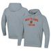 Men's Under Armour Gray Maryland Terrapins Soccer Arch Over Pullover Hoodie