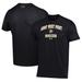 Men's Under Armour Black Army Knights Soccer Arch Over Performance T-Shirt