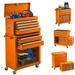 8-Drawer Tool Chest with Wheels Tool Storage Cabinet and Tool Box Lockable Rolling Tool Chest with Drawers Toolbox Organizer for Garage Warehouse Workshop (Orange)