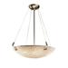 Justice Design Group Pna-9641-35-Banl Porcelina 3 Light 21 Wide Pendant - Nickel