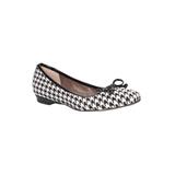 Women's Hirabelle Flats by J. Renee in Black White (Size 9 M)