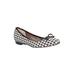 Women's Hirabelle Flats by J. Renee in Black White (Size 9 M)