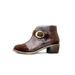 Wide Width Women's Miranda Bootie by Hälsa in Dark Brown (Size 10 W)