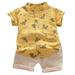 Baby Tops+Pants Dinosaur T-shirt Outfits Toddler Cartoon Set Kids Boys Boys Outfits&Set