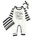 JDEFEG Twin Girl Baby Outfits Baby Girls Boys Cute Jumpsuit Suit Happy Years Jumpsuit Playsuit Romper Casual Soft Warm Set Clothes Girl Clothes 18 Month Cotton Blend White 100