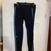 Under Armour Pants & Jumpsuits | Black And Blue Workout Leggings With Light Fleece Lining | Color: Black/Blue | Size: L