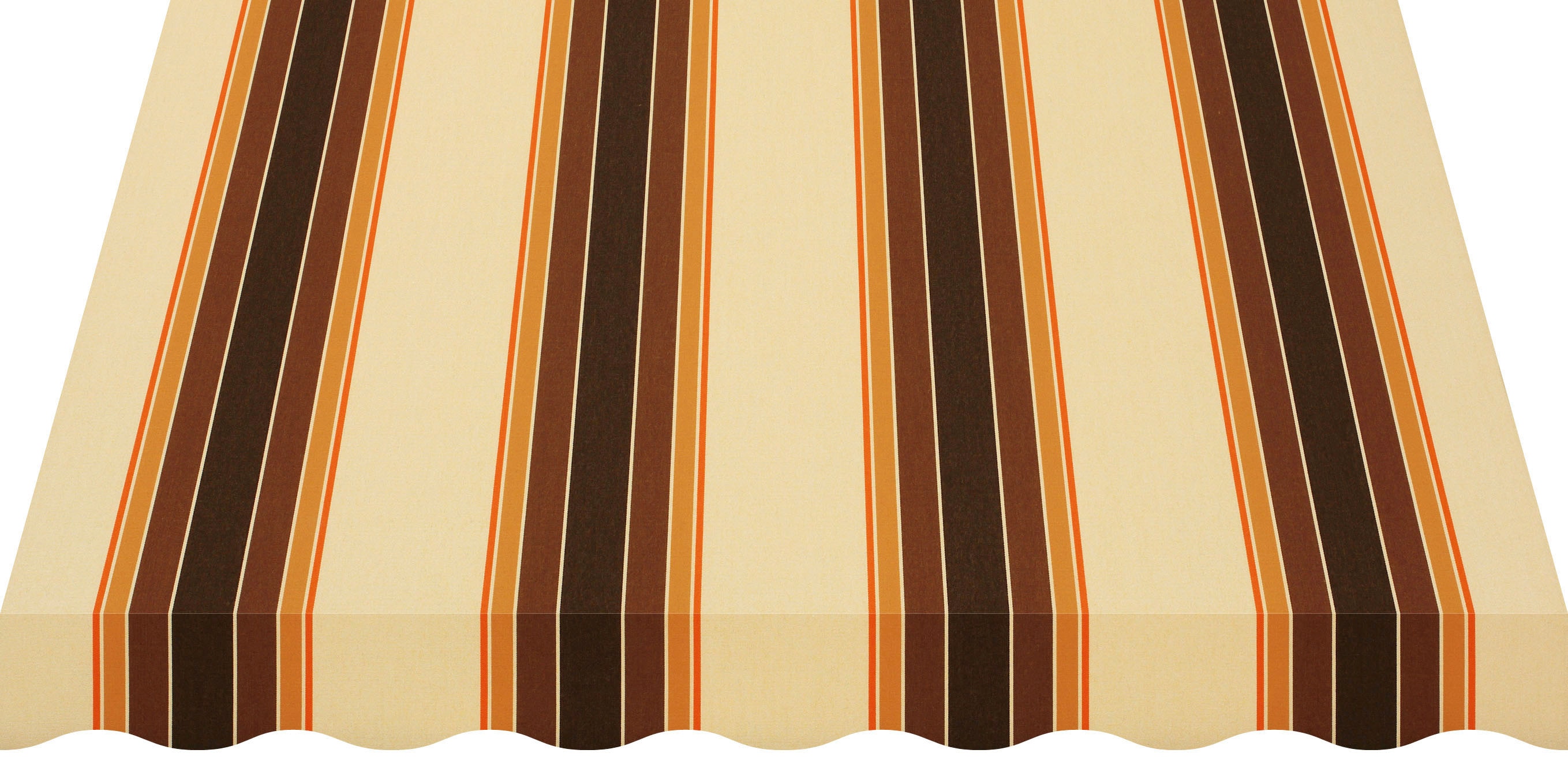 Kassettenmarkise WISMAR "Classic S-Compact", braun (braun, creme), B:550cm, Polyacryl, Markisen, Breite: 550 cm, Ausfall: 300 cm