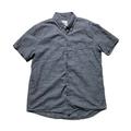 American Eagle Outfitters Shirts | American Eagle Classic Fit Linen Shirt Mens Size Medium Gray Short Sleeve | Color: Gray | Size: M