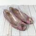 Kate Spade Shoes | Kate Spade Fontana Too Pink Glitter Flats 7.5 | Color: Pink | Size: 7.5