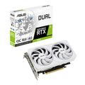 ASUS Dual NVIDIA GeForce RTX 3060 White OC Edition Gaming Graphics Card (PCIe 4.0, 8GB GDDR6 memory, HDMI 2.1, DisplayPort 1.4a, 2-slot design, Axial-tech fan design, 0dB technology, and more)