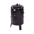 Oypla 3-in-1 Multi Function Charcoal Barbecue BBQ Grill & Smoker with Thermometer