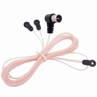 Antenne Radio FM 75 OFM Dipôle NikT Antennes Cuivre Récepteur Type HD Connecteur Nikpour Radio FM F