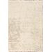 "Pasargad Home Sutton Luxury Power Loom Geometric Area Rug- 5' 1"" X 8' 0"" In Ivory/Grey - Pasargad Home pmf-757iv 5x8"