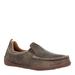 Georgia Boot Cedar Falls Moc-Toe Slip-On - Mens 9.5 Brown Oxford W