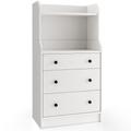 Costway Modern Storage Dresser with Anti-toppling Device-White
