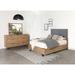 Justine Light Honey Brown and Grey 3-piece Bedroom Set