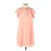 Who What Wear Casual Dress - Popover: Orange Dresses - Women's Size X-Small