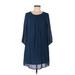 H&M Casual Dress: Blue Dresses - Women's Size 6