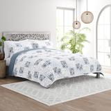 Becky Cameron All Season 3 Piece Scrolled Patchwork Reversible Quilt Set with Shams