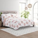 Becky Cameron All Season 3 Piece Scrolled Patchwork Reversible Quilt Set with Shams