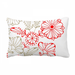 Red Fresh Flowers Grass Decorative Throw Pillow Lumbar Insert Cushion Cover Home Decoration