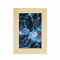 Brain Cell Picture Details Pattern Desktop Display Photo Frame Picture Art Painting 5x7 inch