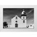 Highsmith Carol 18x13 White Modern Wood Framed Museum Art Print Titled - The San Ysleta Mission-El Paso-Texas