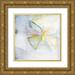 Oppenheimer Michelle 20x20 Gold Ornate Wood Framed with Double Matting Museum Art Print Titled - Butterfly II