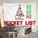 Christmas Tree Tapestry for Christmas Party Home Christmas Wall Decoration(150*130cm)
