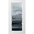 Corbin Allie 12x24 White Modern Wood Framed Museum Art Print Titled - Dark Blend