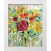 Vassileva Silvia 20x24 White Modern Wood Framed Museum Art Print Titled - Flower Still Life I