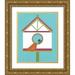 Vess June Erica 12x14 Gold Ornate Wood Framed with Double Matting Museum Art Print Titled - Home Tweet Home II