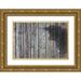 Murray Henderson Fine Art 14x11 Gold Ornate Wood Framed with Double Matting Museum Art Print Titled - Cow Shadow