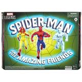Marvel Legends Firestar & Mis. Lion Spider-Man & Iceman Action Figure 3-Pack