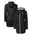 Women's Cutter & Buck Black Wyoming Cowboys Rainier Primaloft Eco Hooded Long Coat