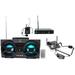 Samson AIRLINE 99M Rechargeable Fitness Headset+Wireless System+Boombox K-Band