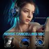 Big Holiday 50% Clear! Around-Ear Bass Gaming Headset Surround Sound Headphones With Noise Cancelling Microphone RGB Lights Gifts