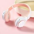 Big Holiday 50% Clear! Bluetooth Headset Headset Bluetooth 5.0 Foldable Gaming Wireless Headset Macaron Bass Call Headset White Gifts