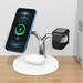 Big Holiday 50% Clear! Magnetic Wireless Charging Station Upgraded 3 In 1 Wireless Charger Stand With LED Light for WIreless Charger Station Gifts