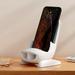 Big Holiday 50% Clear! Portable Mini Chair Wireless Charger Supply for All Phones Wireless Charging Station Phone Stand Holder Bracket With Musical Speaker Function Gifts