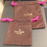 Kate Spade Accessories | Kate Spade Jewelry Bags, Set Of 2 | Color: Brown/Gold | Size: Os