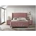 Salonia Queen Bed In Pink Velvet - Acme Furniture BD01183Q