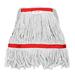 Alpine Industries Mop Head Cotton & Natural Blend in White | 25.59 H x 7.08 W x 7.08 D in | Wayfair 301-01-1R-3PK