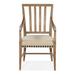 Hooker Furniture Big Sky Slat Back Arm Chair Wood/Upholstered in Brown | 39.5 H x 23.25 W x 27 D in | Wayfair 6700-75400-80