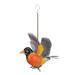 Regal Art & Gift Bird Bouncie - Robin Metal in Gray/Orange | 11.25 H x 7.75 W x 7.5 D in | Wayfair 12843