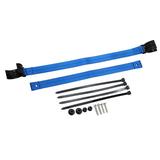 Motorcycle Pulling Ropes Nylon Protective Belts Front Rear 52cm Pull Straps Trailer Straps Fit For Rear Seat Vehicles Dirt Bikes - Blue