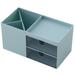 Egmy Desk Organizer Desk Organizers and Accessories Desk Storage Box Vanity Organizer Cosmetic Storage Organizer Makeup Organizer Mini Desk Storage for office Light blue One Size